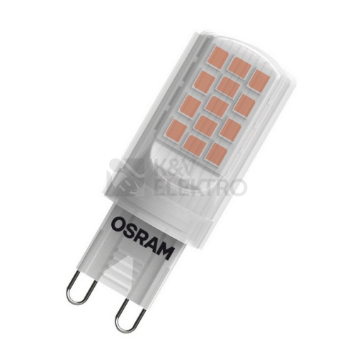 LED žárovka G9 OSRAM 4,2 (40W) teplá bílá (2700K)