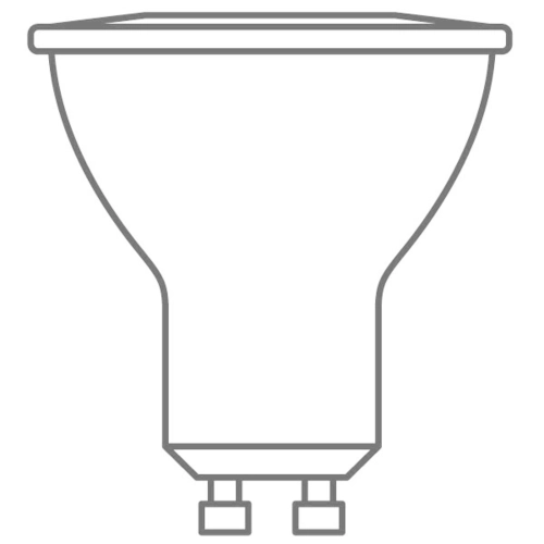 LED žárovka GU10 PAR16 OSRAM 6,9W (75W) teplá bílá (2700K) reflektor 120° (obrázek 3)