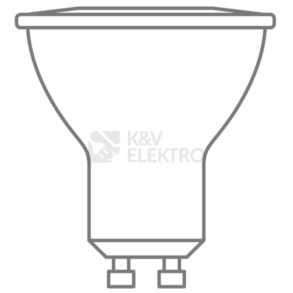 Obrázek produktu LED žárovka GU10 PAR16 OSRAM 6,9W (80W) neutrální bílá (4000K) reflektor 120° 2
