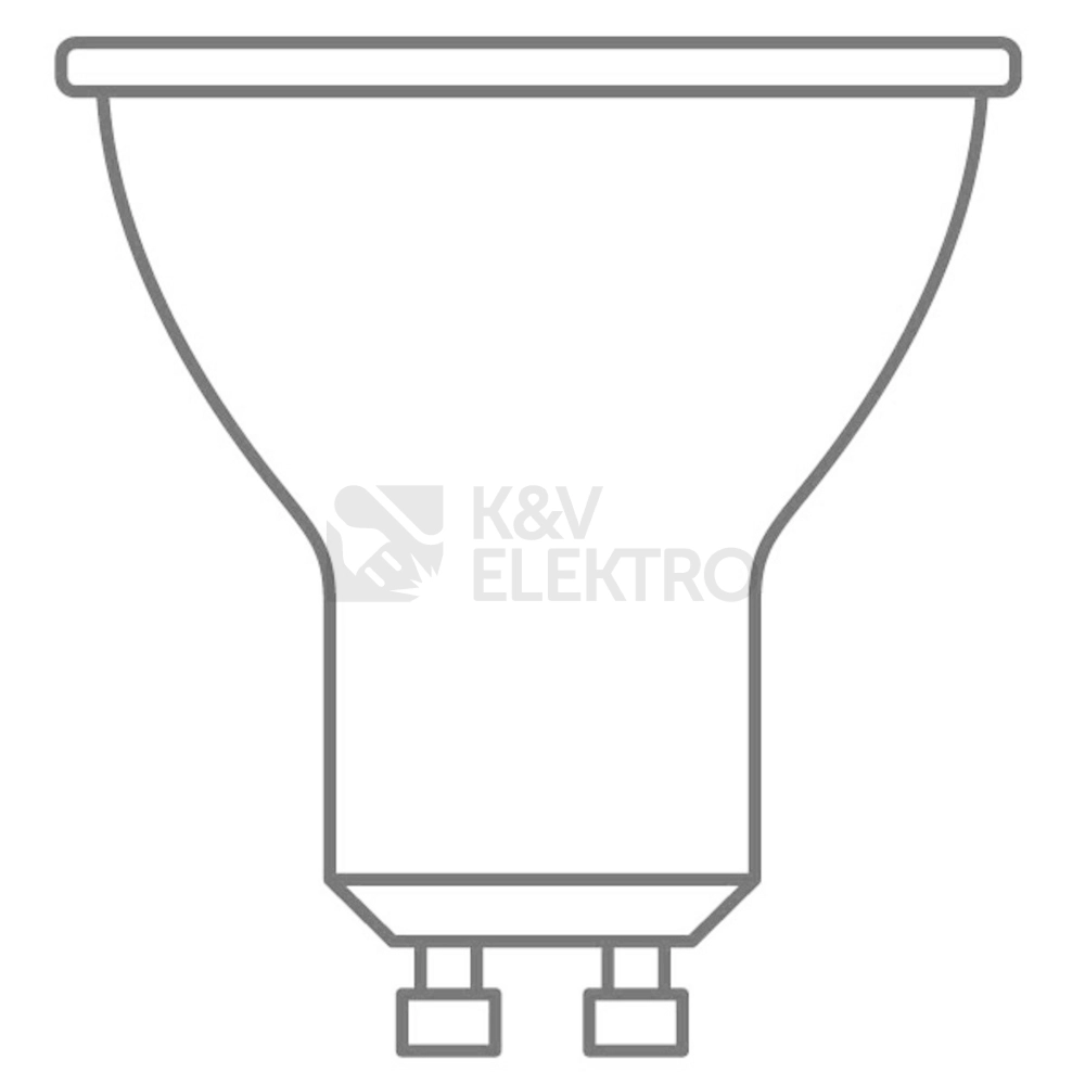 Obrázek produktu LED žárovka GU10 PAR16 OSRAM 2,8W (25W) neutrální bílá (4000K) reflektor 120° 2