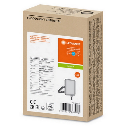 LED reflektor LEDVANCE Essential 10W 6500K studená bílá IP65