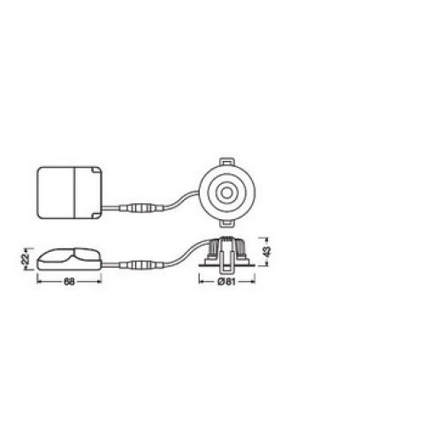 Podhledové LED svítidlo LEDVANCE SPOT ADJUST bílé 8W 3000K CRI90 36° stmívatelné (obrázek 5)
