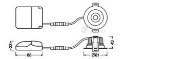 Obrázek produktu Podhledové LED svítidlo LEDVANCE SPOT ADJUST bílé 8W 4000K CRI90 36° stmívatelné 2