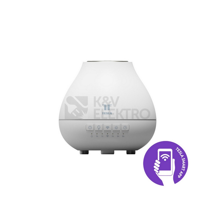 Obrázek produktu Chytrý aroma difuzér s podsvícením LED/10W/24V Wi-Fi Tesla Smart TSL-AC-JS01W 0