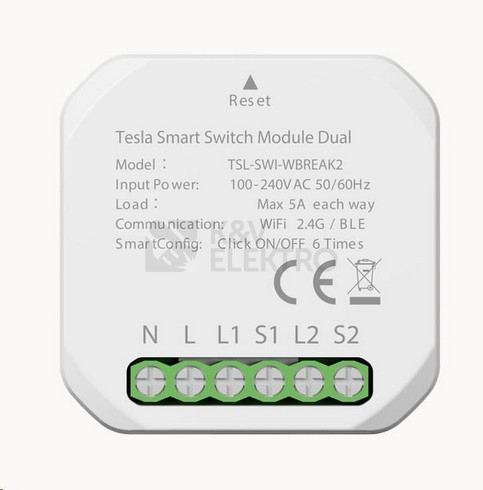 Obrázek produktu Chytrý modul Tesla Smart TSL-SWI-WBREAK2 1