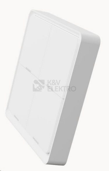 Obrázek produktu Chytrý vypínač - 4 programovatelná tlačítka Tesla Smart TSL-SWI-SCENEZG4 4