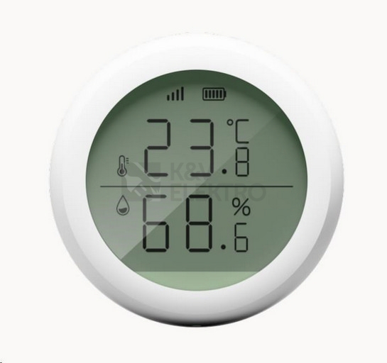 Obrázek produktu Chytrý senzor pro měření teploty a vlhkosti prostředí Tesla Smart TSL-SEN-TAHLCD 1