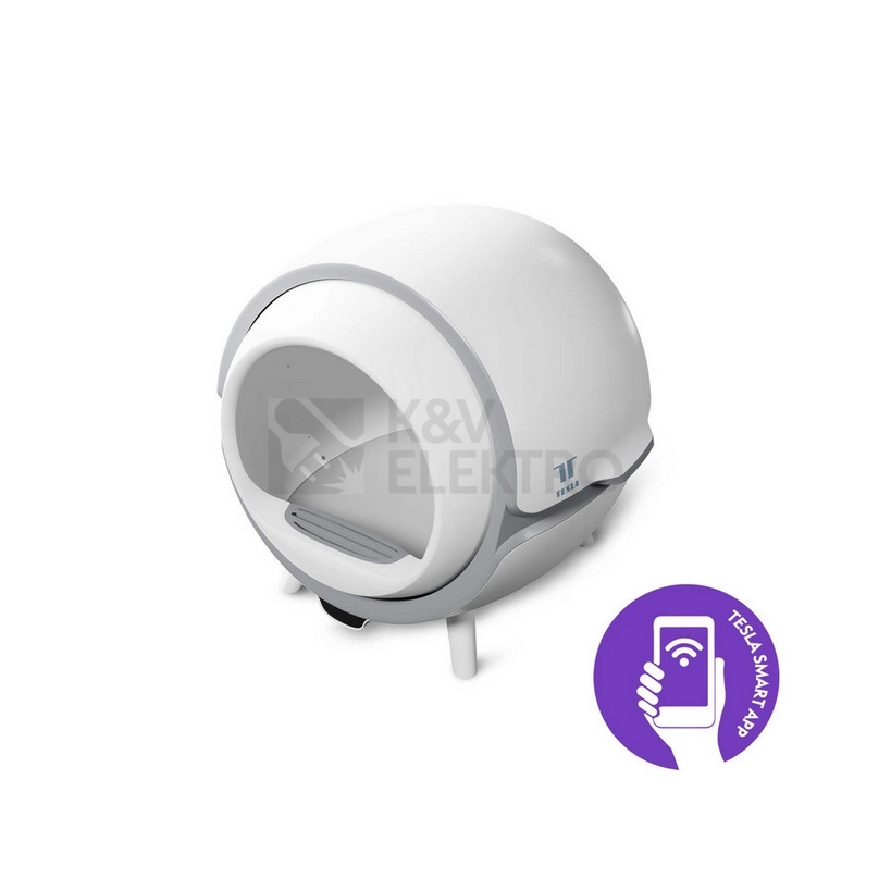 Chytrá toaleta pro kočky Tesla Smart TSL-PC-C101 | K&V ELEKTRO a.s.