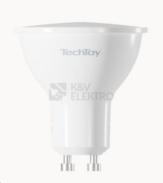 Obrázek produktu Chytrá LED žárovka TechToy Smart TSL-LIG-GU10 GU10 4,5W RGB+2700-6500K 1