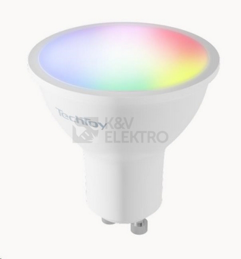 Obrázek produktu Chytrá LED žárovka TechToy Smart TSL-LIG-GU10 GU10 4,5W RGB+2700-6500K 4