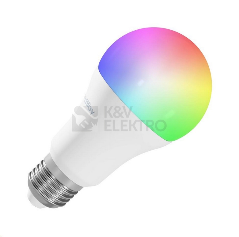 Obrázek produktu Chytrá LED žárovka TechToy Smart TSL-LIG-A70ZB E27 9W RGB+2200-6500K 1