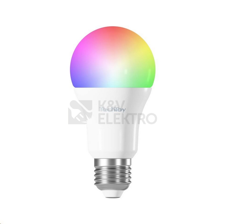 Obrázek produktu Chytrá LED žárovka TechToy Smart TSL-LIG-A70ZB E27 9W RGB+2200-6500K 5