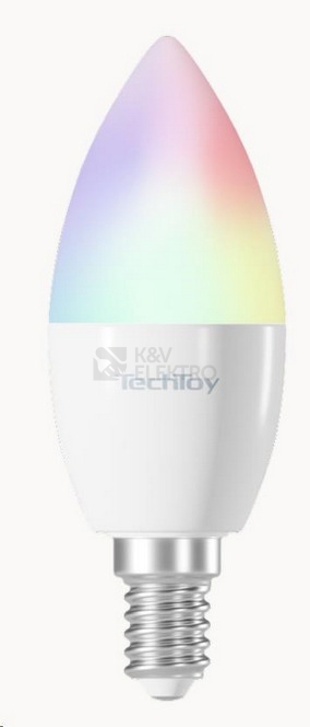 Obrázek produktu Sada 3ks chytrých LED žárovek TechToy Smart TSL-LIG-E14-3PC E14 4,5W RGB+2700-6500K 7