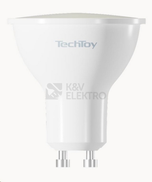 Obrázek produktu Sada 3ks chytrých LED žárovek TechToy Smart TSL-LIG-GU10-3PC GU10 4,5W RGB+2700-6500K 6