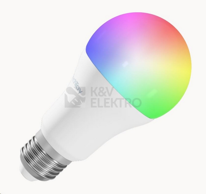 Obrázek produktu Sada 3ks chytrých LED žárovek TechToy Smart TSL-LIG-A70ZB-3PC E27 9W RGB+2700-6500K 2