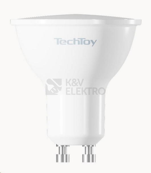 Obrázek produktu Sada 3ks chytrých LED žárovek TechToy Smart TSL-LIG-GU10ZB-3PC GU10 4,5W RGB+2700-6500K 4