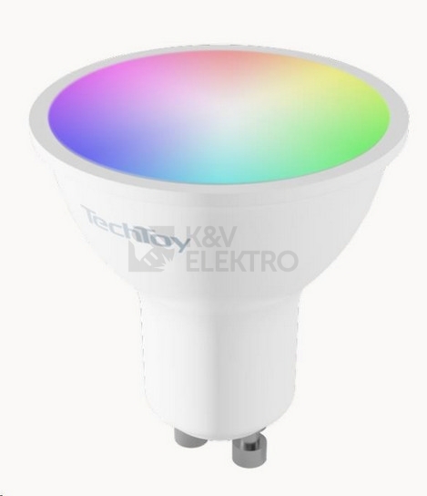 Obrázek produktu Sada 3ks chytrých LED žárovek TechToy Smart TSL-LIG-GU10ZB-3PC GU10 4,5W RGB+2700-6500K 9