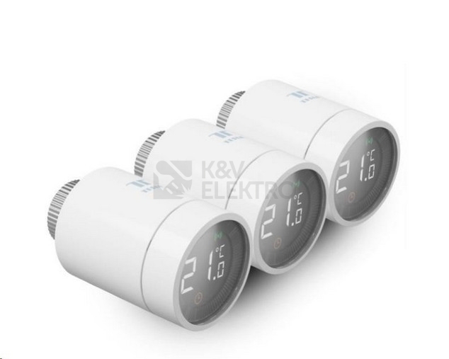 Obrázek produktu Sada 3ks chytrých bezdrátových termostatických hlavic Tesla Smart TSL-BNDL-STYLE3 0