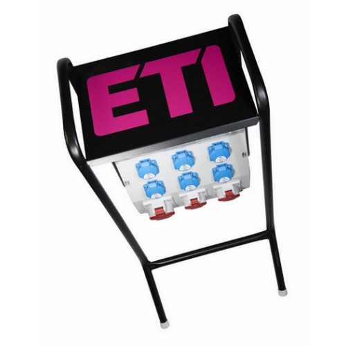 Zásuvková kombinace ETI EDS16S RCD 6/3 16/32 B chránič 63/003A zásuvky 1x32A 5p 2x16A 5p 6x230V 004483431 (EDS16S RCD 0126/0123)