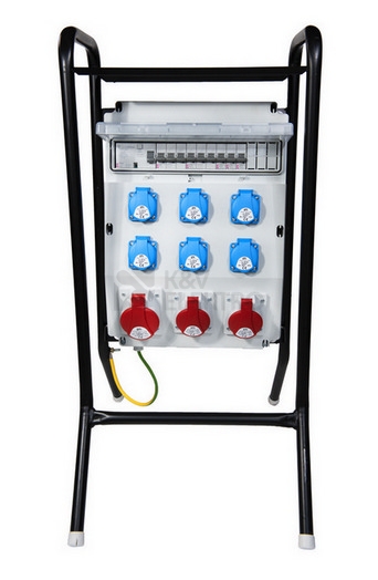 Obrázek produktu Zásuvková kombinace ETI EDS16S RCD 6/3 16/32 B chránič 63/003A zásuvky 1x32A 5p 2x16A 5p 6x230V 004483431 (EDS16S RCD 0126/0123) 0