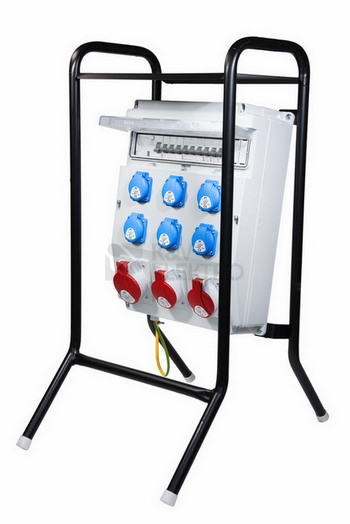 Obrázek produktu Zásuvková kombinace ETI EDS16S RCD 6/3 16/32 B chránič 63/003A zásuvky 1x32A 5p 2x16A 5p 6x230V 004483431 (EDS16S RCD 0126/0123) 3