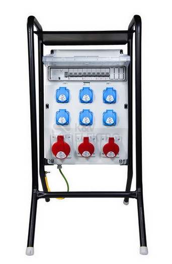 Obrázek produktu Zásuvková kombinace ETI EDS16S RCD 6/3 16/32 B chránič 63/003A zásuvky 1x32A 5p 2x16A 5p 6x230V 004483431 (EDS16S RCD 0126/0123) 11