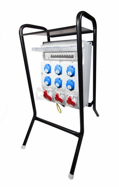 Obrázek produktu Zásuvková kombinace ETI EDS16S RCD 6/3 16/32 B chránič 63/003A zásuvky 1x32A 5p 2x16A 5p 6x230V 004483431 (EDS16S RCD 0126/0123) 16