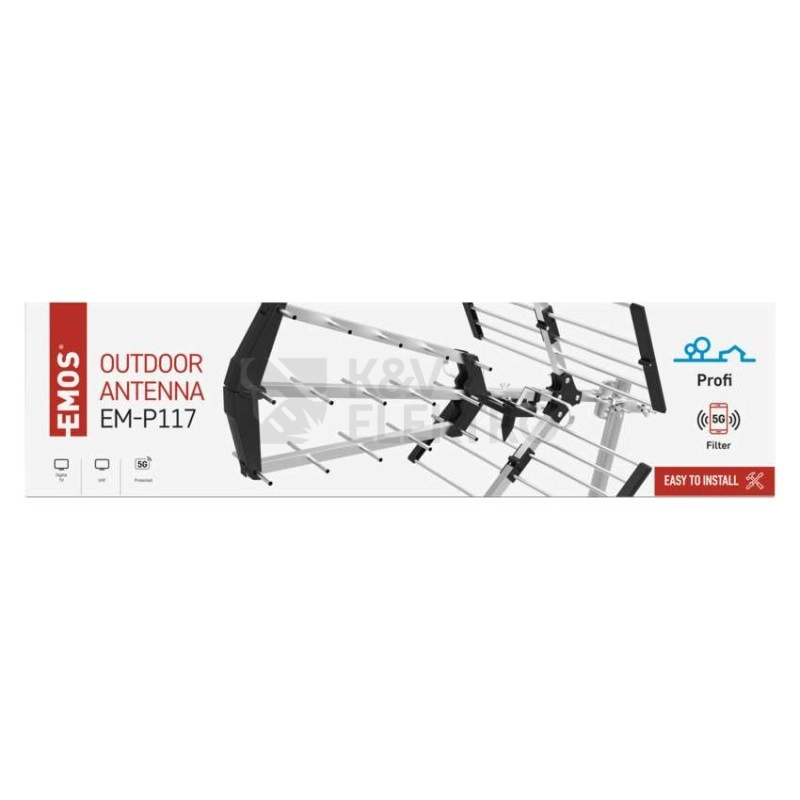Obrázek produktu Venkovní anténa EMOS PROFI EM-P117 J0906 6