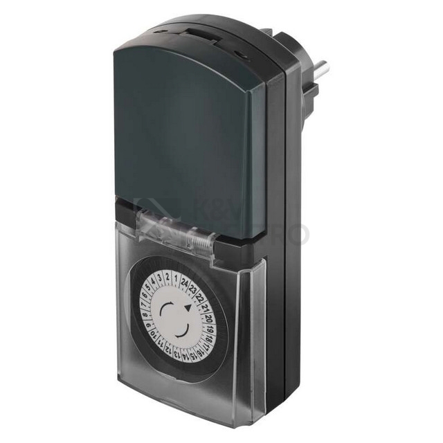 Obrázek produktu Časovač mechanická spínací zásuvka venkovní IP44 EMOS P5508N 3