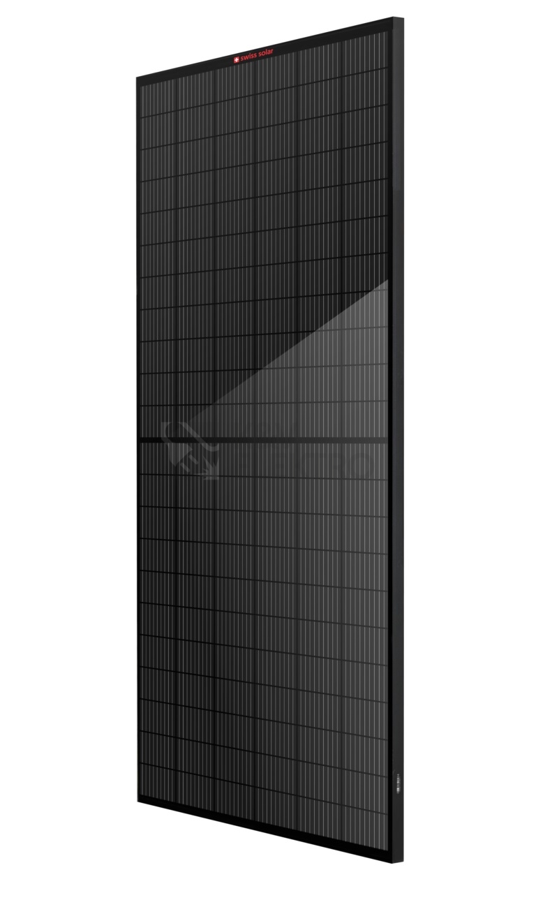 Obrázek produktu  Fotovoltaický solární panel Swiss Solar IBEX 132MHC-EiGER 500Wp celočerný rám 0