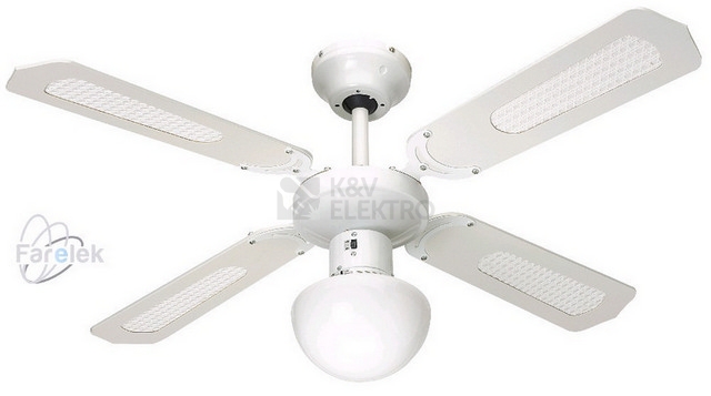 Obrázek produktu Stropní ventilátor Farelek BALI B s osvětlením E27 39112420 0