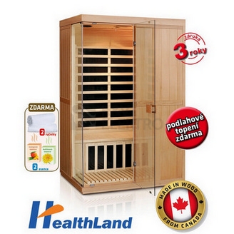 Obrázek produktu Infrasauna DeLuxe 2200 Carbon HEALTHLAND 642200KC 0