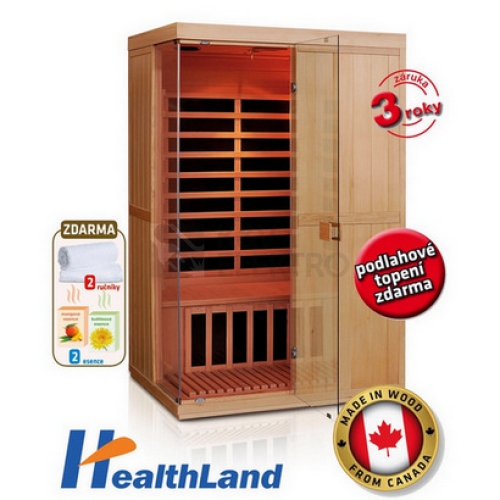 Infrasauna DeLuxe 2200 Carbon-BT HEALTHLAND 642200KC-BT