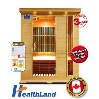 Obrázek produktu Infrasauna DeLuxe 3003 Carbon HEALTHLAND 643003KC 0