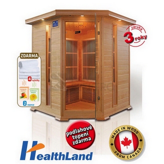 Obrázek produktu Infrasauna DeLuxe 4005 Carbon HEALTHLAND 644005KC 0