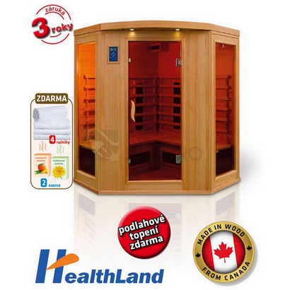 Obrázek produktu Infrasauna DeLuxe 4440 CB/CR HEALTHLAND 644440CBCR 0