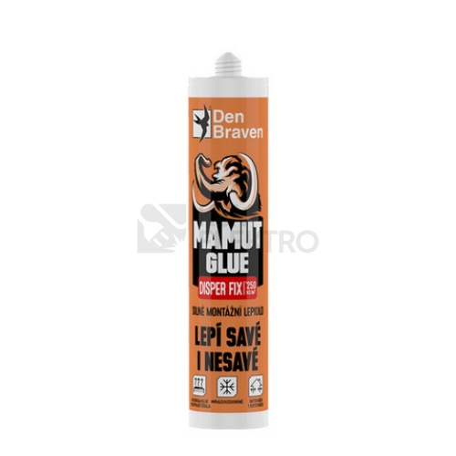 Den Braven lepidlo MAMUT GLUE Disper Fix 280ml šedé 50408BD