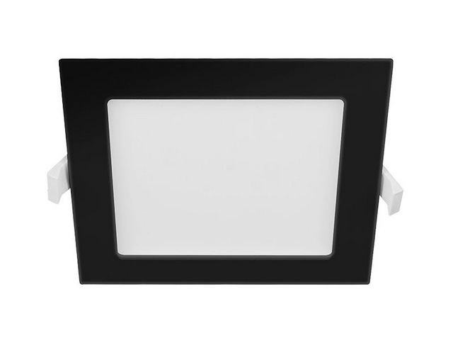 LED podhledové svítidlo Panlux DOWNLIGHT CCT SQUARE IP44 12W černá PN22400014