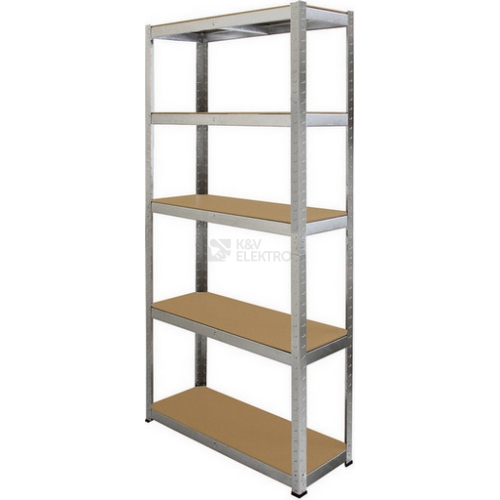 Regál kovový FIELDMANN FDR 1800 5polic 180x90x40mm 50003815