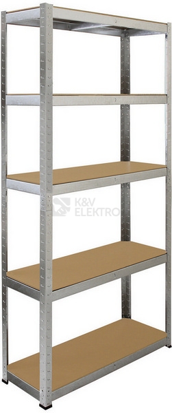 Obrázek produktu Regál kovový FIELDMANN FDR 1800 5polic 180x90x40mm 50003815 1