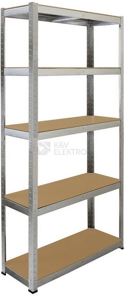 Obrázek produktu Regál kovový FIELDMANN FDR 1800 5polic 180x90x40mm 50003815 1