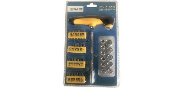 Obrázek produktu T-šroubovák+bity FIELDMANN FDS 1017-37R 50004033 1