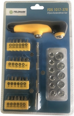Obrázek produktu T-šroubovák+bity FIELDMANN FDS 1017-37R 50004033 2