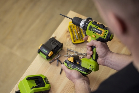 Obrázek produktu Aku vrtačka s příklepem FIELDMANN FDUV 70115-A 20V 2Ah 50004546 12