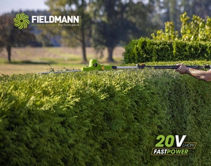 Obrázek produktu Aku teleskopické nůžky na živý plot FIELDMANN FZN 70405-0 20V bez nabíječky a baterie 50004557 2