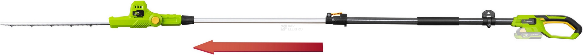 Obrázek produktu Aku teleskopické nůžky na živý plot Fieldmann FZN 70405-0 20V bez nabíječky a baterie 50004557 5