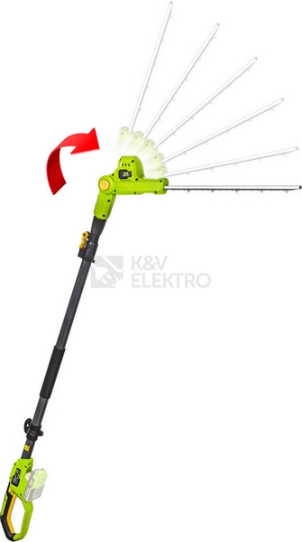 Obrázek produktu Aku teleskopické nůžky na živý plot FIELDMANN FZN 70405-0 20V bez nabíječky a baterie 50004557 6