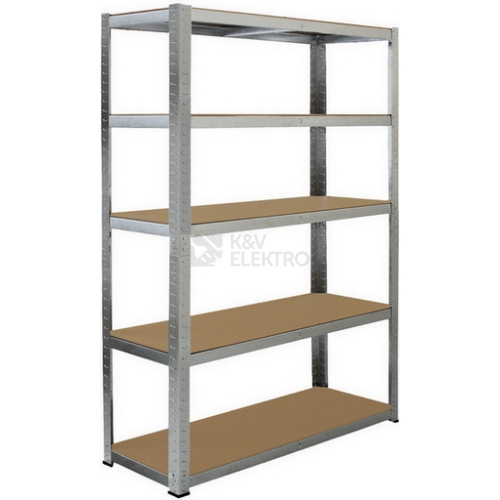 Kovový regál FIELDMANN FDR 1820 5polic 180x120x40mm 50004620