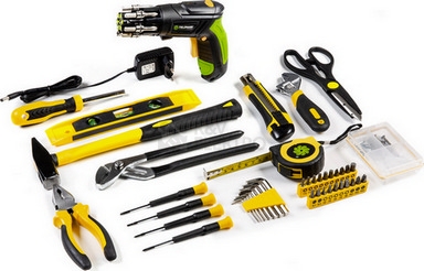 Obrázek produktu Sada nářadí FIELDMANN FDG 5018-108AR s aku šroubovákem FDS10102 50005325 2