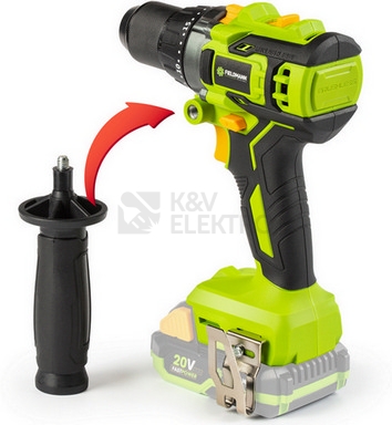 Obrázek produktu Aku vrtačka bezuhlíková s příklepem FIELDMANN FDUV 70215-0 20V bez nabíječky a baterie 50005389 4